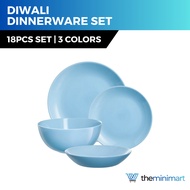 Diwali 18 Pcs Set - Granit/ Light Blue/ Light Turquoise