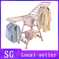 Clothes drying foldable ceiling  stand rack hanger stainless steel thickened folding