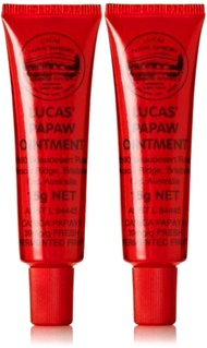 Papaw Ointment 15g Tube with lip applicator - TWIN Pack for value by Lucas Remedies