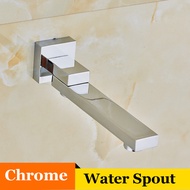 ULGKSD Bathroom faucet wall mount tub spout faucet mixer water faucet bathroom spout replacement par