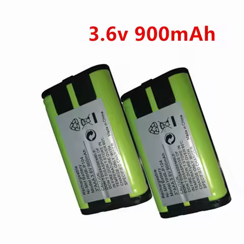 3.6V 900mAh Home Phone Battery for Panasonic HHR-P104 HHR-P104A KX-TGA520M KX-FG6550 KX-FPG391 3*AAA