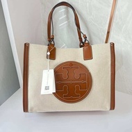 กระเป๋าสะพายไหล่ ขนาดเล็ก TORY BURCH ELLA CANVAS SMALL TOTE