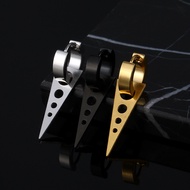 Creative Inverted Triangle Drop Earring for Men Stainless Steel Not Fade Earrings Jewelry
