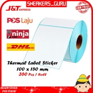 A6 Thermal Sticker White Thermal Paper Waybill Shipping Label Consignment Note Sticker 100*150mm / 10*15cm