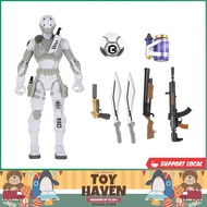 [sgstock] Fortnite Legendary Series Scratch 6-inch Highly Detailed Figure with Harvesting Tools, Weapons, and Back Bling