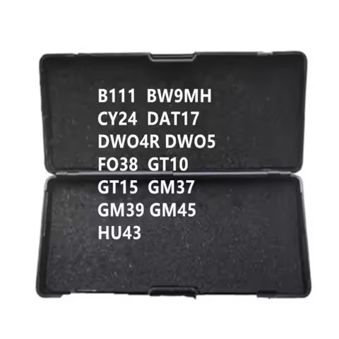 LISHI Locksmith Tools Compatible with B111 BW9MH CY24 DAT17 DWO4R DWO5 FO38 GT10 GT15 GM37 GM39 GM45