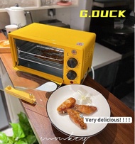 ✨READY STOCK✨G.DUCK Elektrik/12L Mini Duck Oven/Mini Baking Oven Pan Grilling Bread Toaster Oven/小黄鸭电烤箱