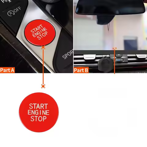 Car Start Engine Stop Switch Ignition Button Replacement For BMW 1 2 3 4 8 X5 X6 X7 Z4 Series F40 F4