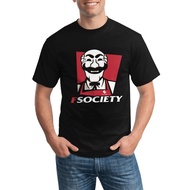 Mr Robot Fsociety Hacking Hacker Breathable Cotton Fashion Custom Round Neck Tee
