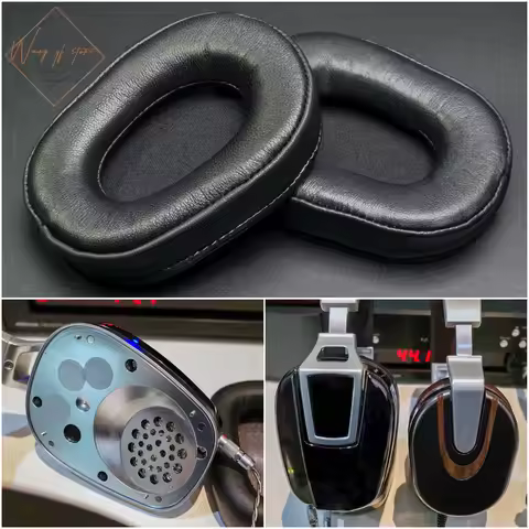 Sheepskin Ear Pads Foam Cushion For ULTRASONE ED 8 Palladium Ruthenium Edition 8 x Headphone Real Le