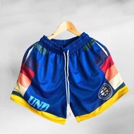 Casual Shorts Undrafted "DEN" Mesh Men Short (Blue)
 Preppy Style Sports Shorts 2026 New Youth Stude