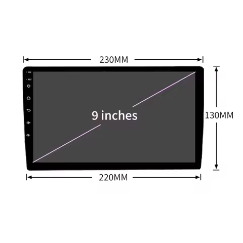 For JAC J3 A13 2013 - 2017 IEV4 9Inch Car Radio Fascias Android GPS MP5 Stereo Player 2 Din Head Uni