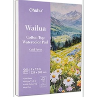 Ohuhu Watercolor Paper Cotton Top 300gsm