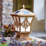 Solar Pillar Light Villa Gate Pillar Light Garden Light Fence Light Outdoor Waterproof Pillar Light 