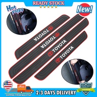 4pcs/Set Toyota kereta decal pelekat Pintu Kereta Sill Protector Pintu Bumper Guard Protector Vios A