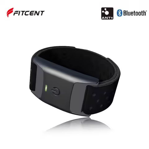 FITCENT Rechargeable Armband Heart Rate Monitor ANT+ Bluetooth Optical Fitness HR Sensor for Garmin 