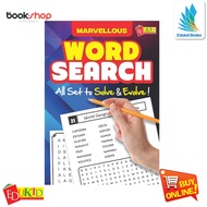 Marvellous Word Search - Word Search - Cari Kata - Puzzle - Buku Cari Kata - Buku Kanak-kanak - Acti