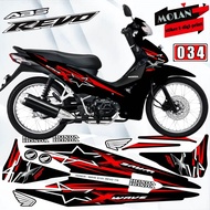 Decal Sticker Striping Variasi Revo Absolute 110 2010-2013 / Revo 110 / Revo Abs / Absolute Revo 110