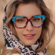 Women Big Frame Glasses Anti-Blue Light Glasses