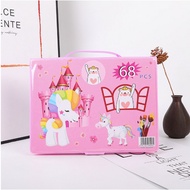Win Grosir - Crayon Set 208 Alat Mewarnai Warna Set Pensil Warna Krayon Set / Crayon Set Alat Mewarn