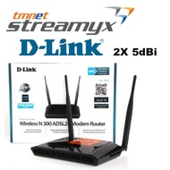 FreeDelivery| D-LINK DSL-2750E Wireless N 300m Streamyx ADSL2+ Modem WiFi Router