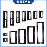 IC Socket 6P/8P/14P/16P/18P/20P/24P/28P DIP IC Seats Adaptor Solder Type 28 Pin Narrow Body DIP Sock