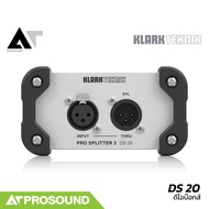 Klark Teknik DS 20 ดีไอบ๊อกส์ DI Boxes แบบ Passive 1-In / 2-Out สำหรับระบบเสียงมืออาชีพ AT Prosound