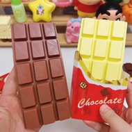 new Chocolate Bar Squishy Slow Rising Milk Chocolate Squeeze Toy Slow Rebound Food Fidget Toy Stress