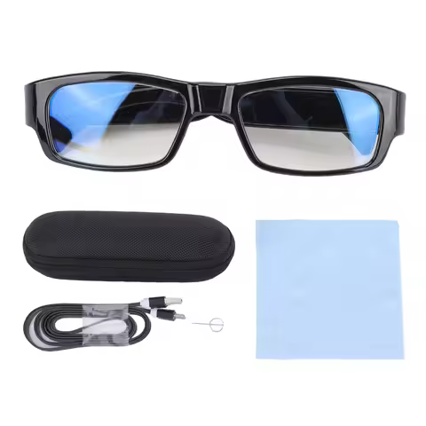 1080P Video Camera Glasses Camera Glasses Sports Action 1080P HD Video Recording Photos Taking for C