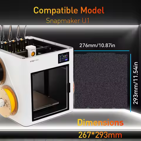 Upgrade Snapmaker U1 Plate PEO PEI Carbon Fiber Steel Plate High Quality Spring Steel Sheet For Snap