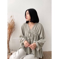 PRELOVED Asoka Fashion Anna Top Pregnant Women Breastfeeding Friendly