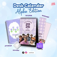 [NADIES] A7PHA DESK CALENDAR 2026 Desk Calendar A5 Alpha Boy Group Malaysia