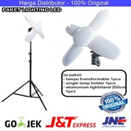 60 Watt Deformable LED Fan Lighting studio Light Package Studio Lighting