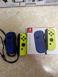 Switch joy-con 藍色及黃色