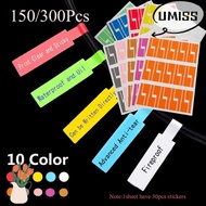 UMISTYDREAM9IQ0 150/300pcs Identification Tags Useful  Waterproof Wire Fiber Organizers
