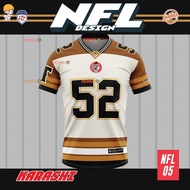 （Free Change Of Jersey Number）[NFL OVERSIZED BERSULAM] LOKALTEEZ NFL05 NFL Edition KARASHI 280GSM JE