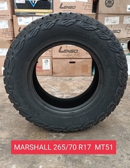 ยาง MARSHALL 265/70 R17 MT51 ปี 22 ราคาเส้นละ 3,700 บาท