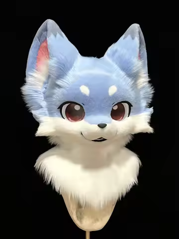 Fursuit cosplay custom fur head Kigurumi head cosplay Kemono fur suit handmade head beast custom fur