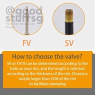 [SG FREE ] CST 16/20" x 1 3/8 16in 349/ 20in 406/451 20" x1-1/8 Tubes Presta F/V 60mm For Folding Bi