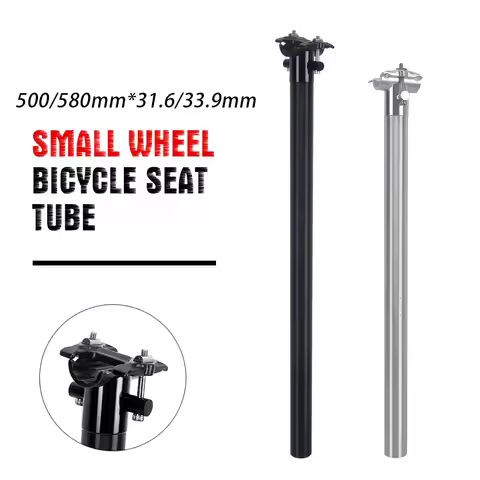 Folding Bicycle Seatpost Aluminium seatpost Bicycle Extension Seatpost 500/580 mm bicycle seatpost
