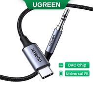 UGREEN DAC Chip USB C to 3.5mm AUX Headphones Type C 3.5 Jack Adapter Audio Cable compatible for Ipa