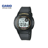 Casio General F-200W-9A Black Resin Band Men Watch