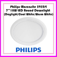 PHILIPS 59524 18W MARCASITE LED DOWNLIGHT (ROUND, D/L, W/W, C/W)