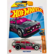 Hot Wheels TRACK DWAGON (Grey/Pink) - HW Track Champs series