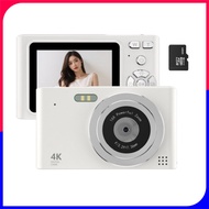 Retro Mini Digital Camera + 64GB Card | 48MP Vintage Compact Camera | Anti-Shake 16x Zoom | Travel V