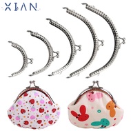 XIANSTORE Purse Frame Kiss Clasp, Metal Vintage Purse Clasp Frame, Mini Bag Hardware Purse Frame DIY