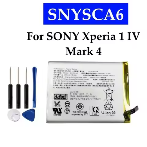 Battery SNYSCA6 For SONY Xperia 1 IV Mark4 Mark 4 High Quality 5000mAh Battery + Free Tools