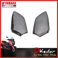 ฝาปิดช่องเก็บของ YAMAHA XMAX เคฟล่าร์ ( ราคา/1คู่ )D-Kevlar Duke Shop  YAMAHA XMAX 300  yamaha xmax 