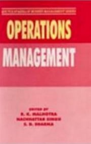 Operations Management R.K. Malhotra
