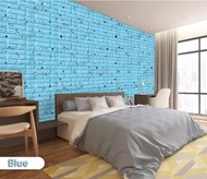 Paket 4 lembar Wallpaper 3D Timbul Bata motif Bintang 70x77cm